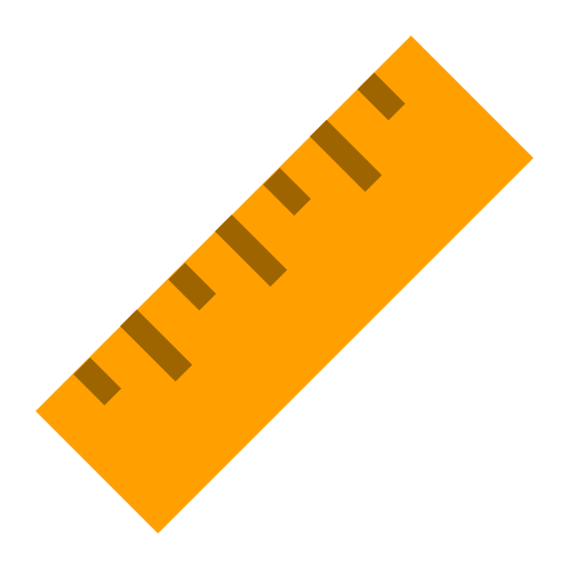 Ruler svg vector icon