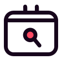 calendar, deadline, event, nearby, search svg vector icon