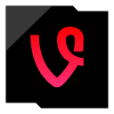 company, logo, media, social, vine svg vector icon