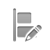align,vertical,left,pencil icon