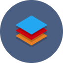 abstract, data, stack, type svg vector icon