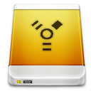 device,drive,external,firewire icon