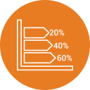 analytics, chart, statistics, stats svg vector icon