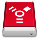 drive,product,red,firewire icon