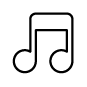 music, song, sound icon