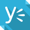 logo, media, social, social media, square, yammer svg vector icon
