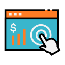 analytics, chart, earning, marketing, seo svg vector icon