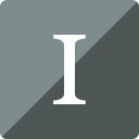 gloss, instapaper, media, social, square svg vector icon