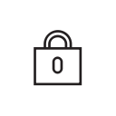 lock svg vector icon