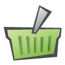 childish,shopping,basket icon