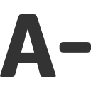 decrease,font icon
