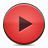 button, play, red icon