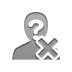anonymous,cross icon