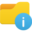 folder,info icon