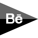 behance, flag, media, social svg vector icon