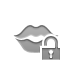 kiss,lock,open icon