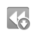 rewind,down icon