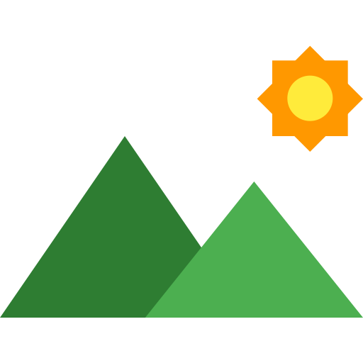 Landscape svg vector icon