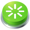 button, perspective, reboot icon
