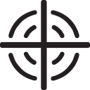 gun, hunting, shooting, target, weapon svg vector icon