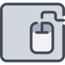 computer, device, hardware, mouse svg vector icon