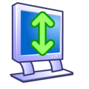 in, screen, zoom icon