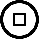 media control, multimedia, stop svg vector icon