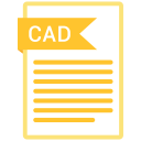 cad, documents, file, format, paper svg vector icon