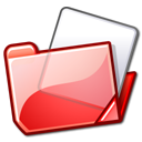 folder,red icon