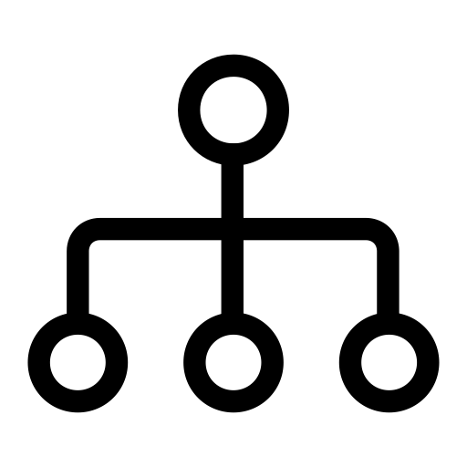 Main Connection Diagram svg vector icon