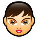 avatar, face, woman icon
