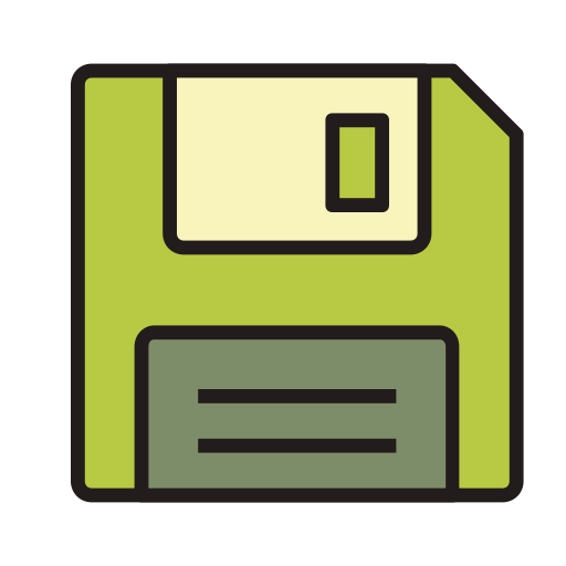 Disk svg vector icon
