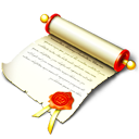 letter, mail, request, scroll icon