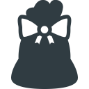 bag, christmas, gift, present, santa svg vector icon