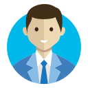 avatar, business, face, people svg vector icon