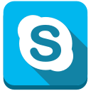 messenger, skype svg vector icon