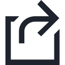 arrow, right, send, share, sign svg vector icon