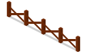 fence svg vector icon
