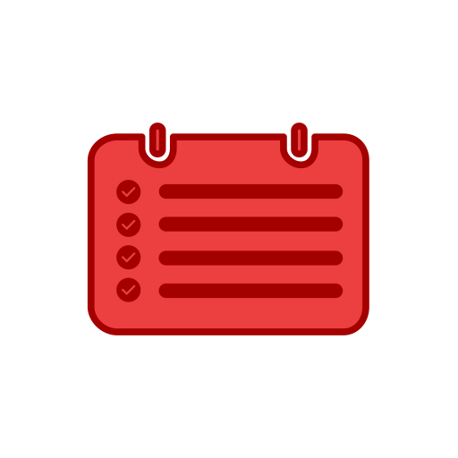 Schedule svg vector icon