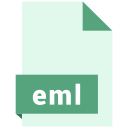 document, eml, extension, file, format svg vector icon