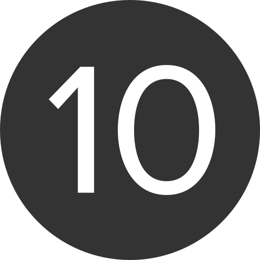 Number svg vector icon