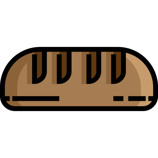 Bread svg vector icon