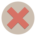 cancel, close, delete, discard, exit, remove, x svg vector icon