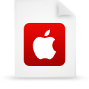 document, file, paper, red icon