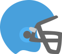 football, hat, head, helmet, protection, sport svg vector icon