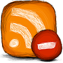 delete, rss icon