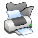 folder, printer icon