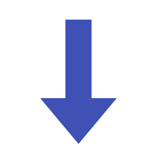 Down svg vector icon