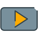 media, multimedia, play, social, video, youtube svg vector icon