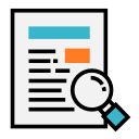 find, magnifier, search, seo, word svg vector icon